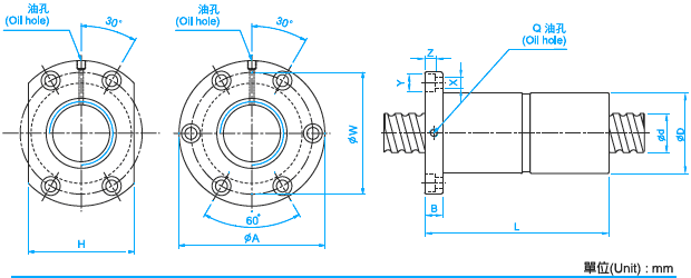 DFV2505滾珠絲杠圖 DFV2505滾珠絲杠圖